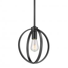  3167-M1L BLK - Colson BLK Mini Pendant in Matte Black